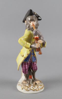 Affe als Dudelsackspieler, Meissen, 1988. - Works of Art