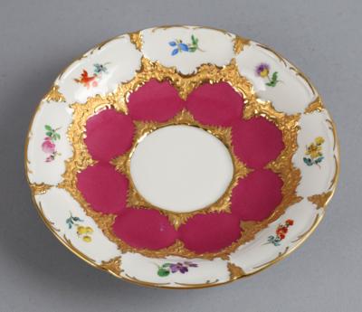 Meissen Untertasse, - Antiquariato