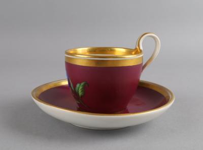 Blumentasse mit Untertasse, Kaiserl. Manufaktur 1851/53, - Works of Art