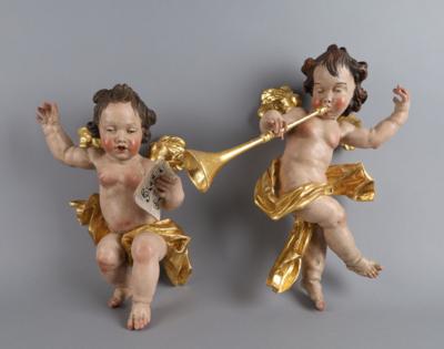 Paar musizierende Putti, 20. Jh., - Works of Art