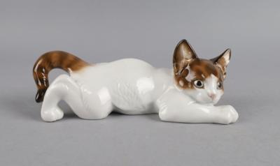 Lauernde Katze, Fa. Rosenthal, - Works of Art