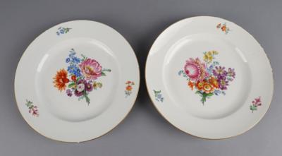 2 Teller, Meissen, - Antiquitäten