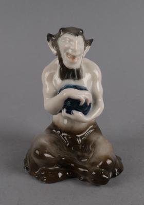 Faun mit Trauben, Rosenthal, Selb um 1920, - Works of Art