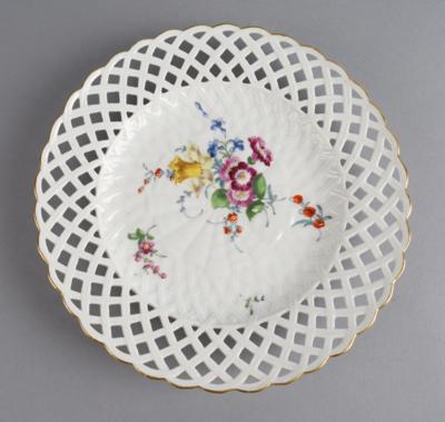 Gitterteller, Meissen um 1765/70, - Works of Art