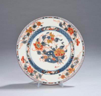 Teller mit Imari-Dekor, Kaiserliche Manufaktur, Wien 3. Viertel 18. Jh., - Antiquariato