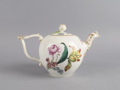 Teekanne, Meissen um 1750, - Antiquitäten