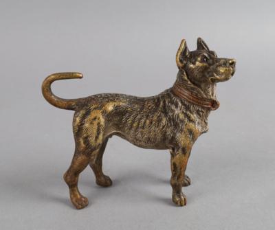 Wiener Bronze, Firma Bergmann- Holländischer Schäferhund, - Antiquariato
