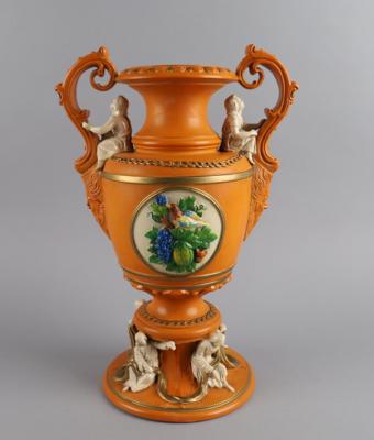 Henkelvase, Johann Maresch, Aussig an der Elbe, Ende 19. Jh., - Antiquariato