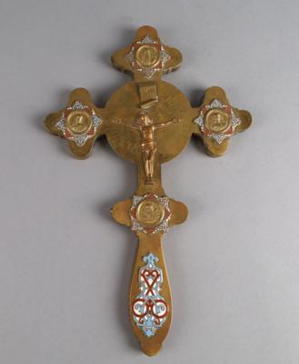 Bronze Kreuz, - Antiquitäten