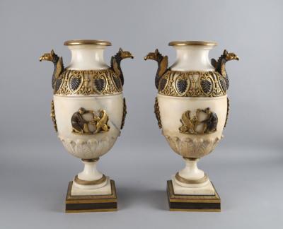 Paar Historismus Vasen, - Antiquariato