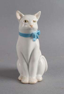 Sitzende Katze, Herend, - Antiquitäten