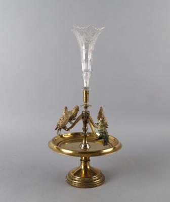 Wiener Bronze - Aufsatz mit Vase, - Works of Art