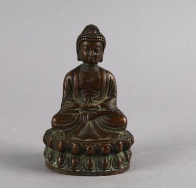 Kleine Figur des Buddha Shakyamuni, - Antiquariato