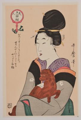 Kitagawa Utamaro (1753- 1806) Nachschnitt - Works of Art