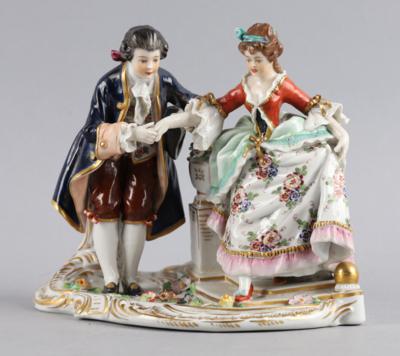Dame und Kavalier, - Antiquitäten