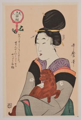 Kitagawa Utamaro (1753- 1806) Nachschnitt - Antiquariato