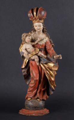 Madonna mit Kind, 20. Jh., - Antiquariato