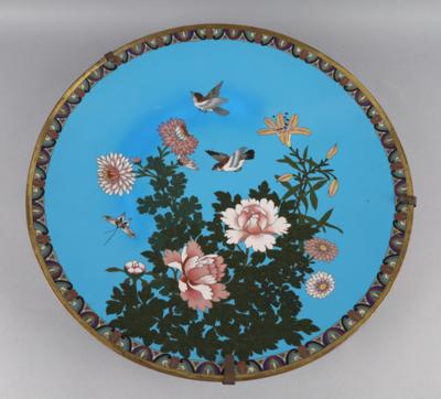 Cloisonné Teller, Japan, Meiji Periode, - Antiquariato