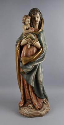 Madonna mit Kind, 20. Jh., - Antiquitäten