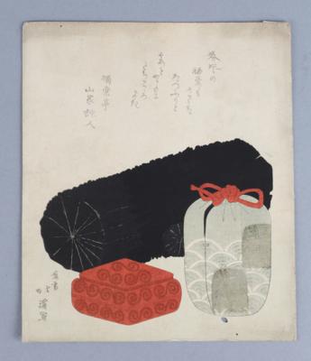 Totoya Hokkei (1780-1850) Meiji Nachschnitt - Antiquariato