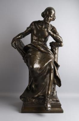 Dichter in nachdenklicher Pose, - Antiquariato