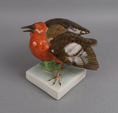 Vogel mit langem Schnabel, Herend, - Antiquitäten