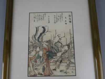 Katsushika Hokusai (1760- 1849) Nachschnitt, 20. Jh., - Asiatische Kunst  2023/11/06 - Realized price: EUR 500 - Dorotheum