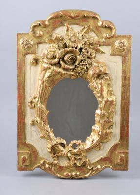 Geschnitzter Spiegelrahmen, - Antiquitäten