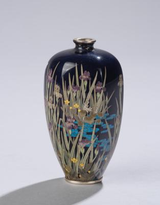 Kleine Cloisonné Vase, Japan, Meiji Periode, - Antiquariato