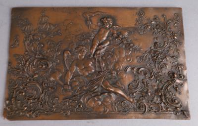 Kleines Kupferrelief mit allegorischer Darstellung, - Works of Art