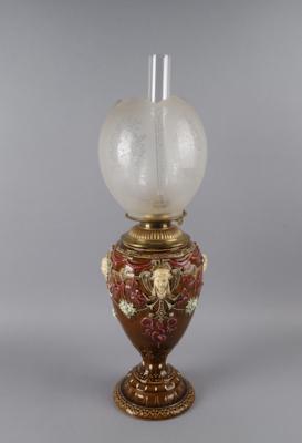 Petroleumlampe, Schütz, Blansko Ende 19. Jh., - Antiquariato