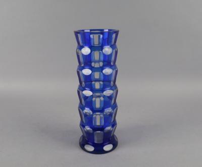 Vase mit herausgeschliffenem Ornamentdekor, wohl Wenzel Kulka, Haida, um 1925 - Antiquitäten