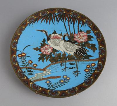 Cloisonné Teller, Japan, Meiji Periode, - Starožitnosti
