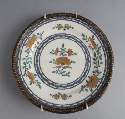 Teller mit asiatischem Dekor, Porcelaine de Paris, - Works of Art
