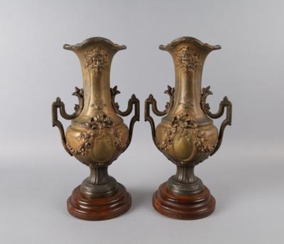 Paar Dekorationsvasen, - Antiquariato