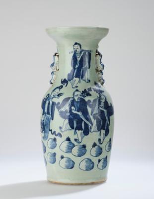 Vase, China, späte Qing Dynastie, - Antiquitäten