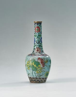 Cloisonné Vase, China, späte Qing Dynastie, - Antiquitäten