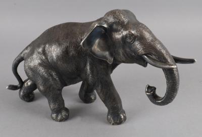 Elefant aus Sterlingsilber, Chantry Silversmiths Limited, London, 1998 - Starožitnosti