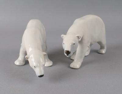Zwei Eisbären, Royal Copenhagen, - Antiquitäten