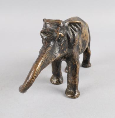 Bronze Elefant, - Antiquitäten