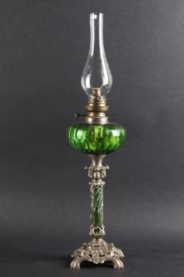 Hugo Schneider (HS) Petroleumlampe, Ende 19. Jh./um 1900, - Antiquariato