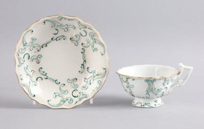 Tasse mit Untertasse, Kaiserliche Porzellanmanufaktur, - Works of Art