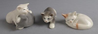 4 junge Katzen, Royal Copenhagen, - Antiquariato