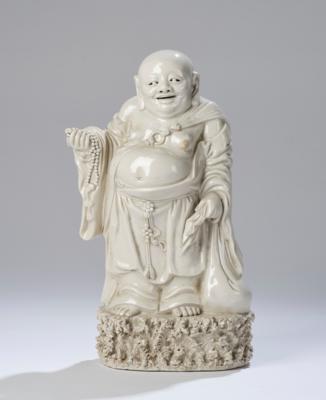 Blanc de Chine Figur des Budai, China, Dehua, Qing Dynastie, - Works of Art
