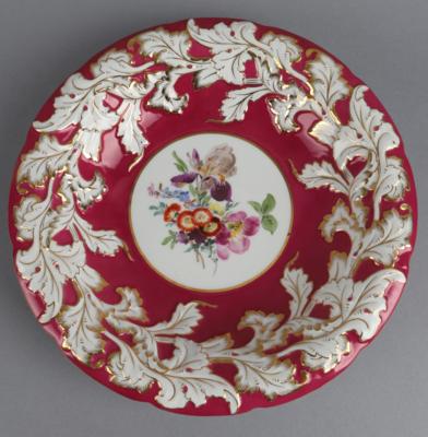 Prunkteller mit Blumenbukett, Meissen 1924-1934 - Works of Art