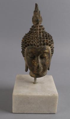 Buddha Kopf, Thailand, 20. Jh., - Works of Art