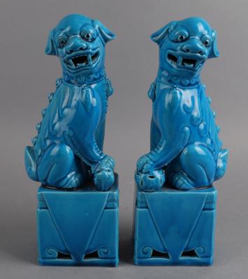 Paar Foo Hunde, China, 20. Jh., - Starožitnosti