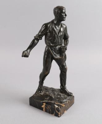 Bronzefigur eines Ähren säenden Mannes, 1924 - Antiquariato
