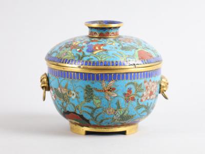 Cloisonne-Schale mit Deckel - Starožitnosti