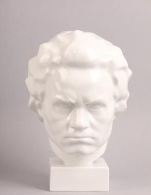 F. Opitz, Beethovenbüste, Entwurf: 1935, Ausführung: Wiener Porzellanmanufaktur Augarten - Antiquariato